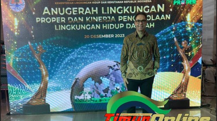 Komitmen Terhadap Lingkungan, PT Vale Berhasil Raih Penghargaan PROPER Hijau 2023