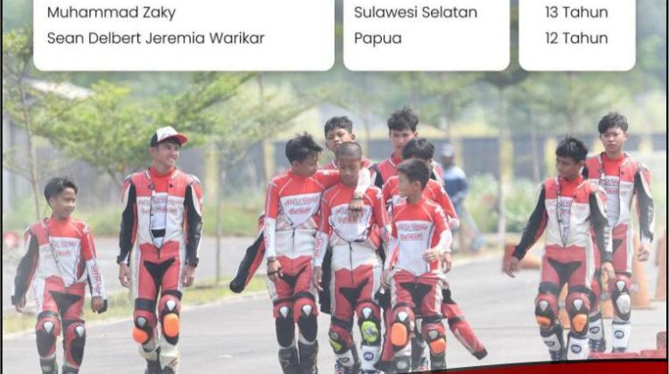Pembalap Cilik Asal Luwu Timur Ikut Seleksi Astra Honda Racing Scholl