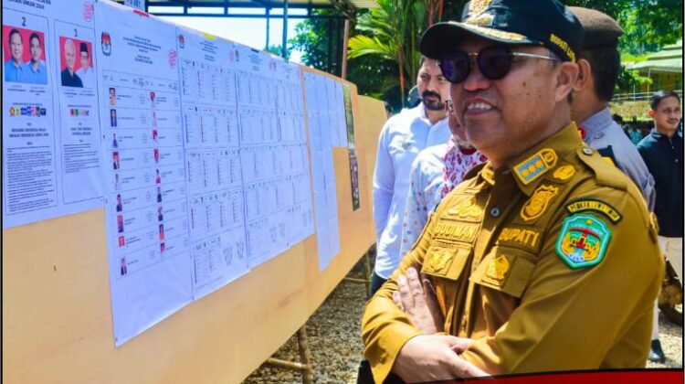 Bupati Lutim Ajak Masyarakat Gunakan Hak Pilih dan Berharap Begini