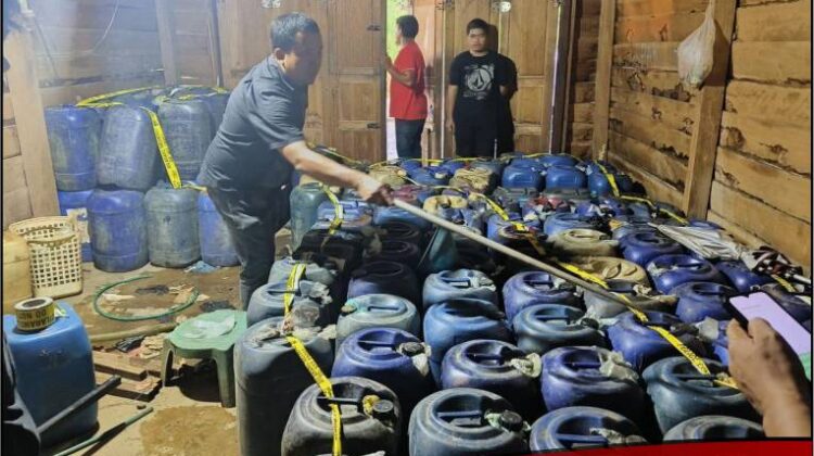 Polres Lutim Amankan 8.122 Liter BBM di Desa Pekaloa, Kasat Reskrim : Belum Ada Tersangka