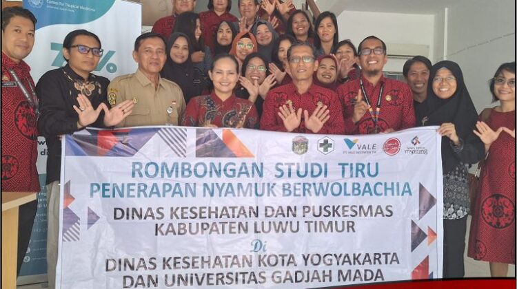 Pemkab Lutim Studi Tiru Penerapan Nyamuk Berwolbachia di Dinas Kesehatan Yogyakarta