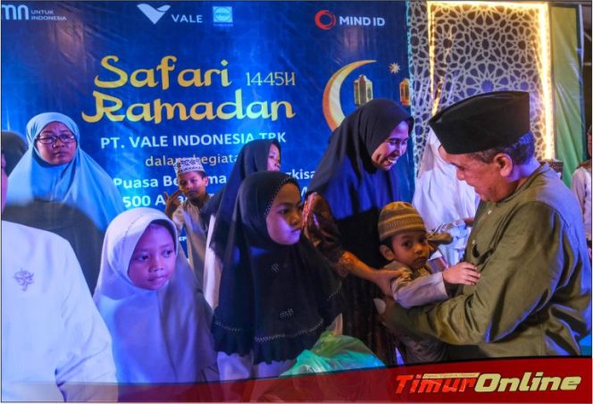
					Bagikan Bingkisan ke 500 Anak Yatim dan 100 Panti Asuhan, PT Vale Dukung Program Amaliah Ramadan