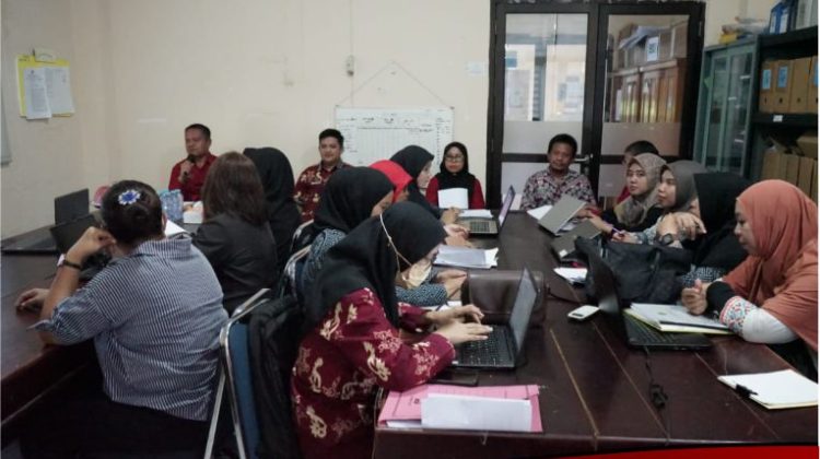 Samakan Persepsi dan Sinkronisasi, DPK Lutim Gelar Rapat Simulasi Pengisian Pengawasan Kearsipan