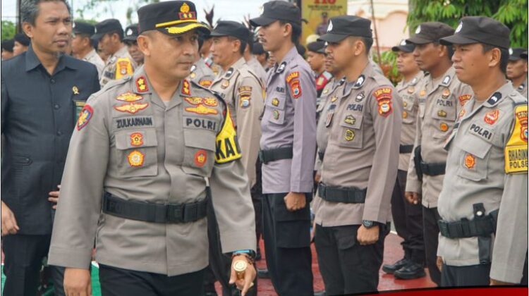 Kapolres Lutim Pimpin Apel Gelar Pasukan Ops Ketupat 2024