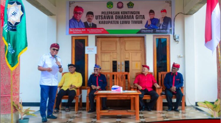 Bupati Budiman Lepas Kontingen Lutim Untuk Ikuti UDG IX Tingkat Sulsel