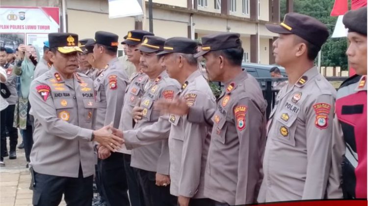 FOTO : Kunker Kapolda Sulsel di Mapolres Luwu Timur