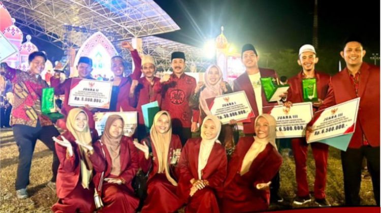 Kafilah Lutim Juara 5 Umum pada MTQ XXXIII Sulsel di Takalar