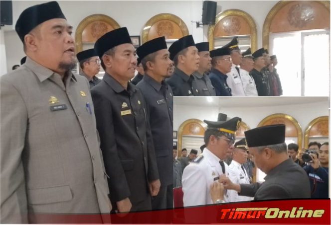 
					Bupati Lutim Lantik 3 Pejabat Eselon II Hasil Lelang, Juga Ada Camat