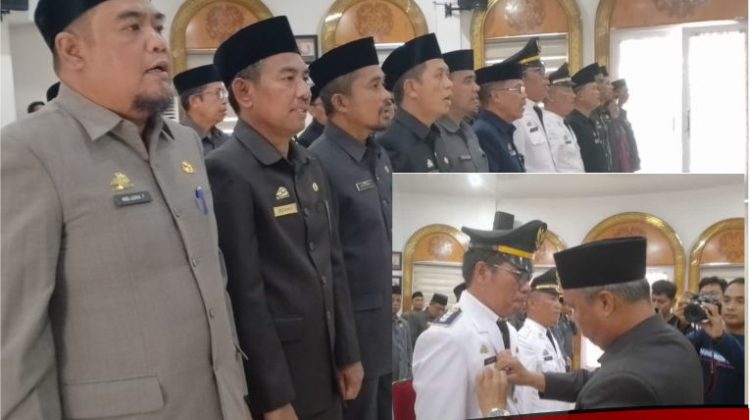 Bupati Lutim Lantik 3 Pejabat Eselon II Hasil Lelang, Juga Ada Camat