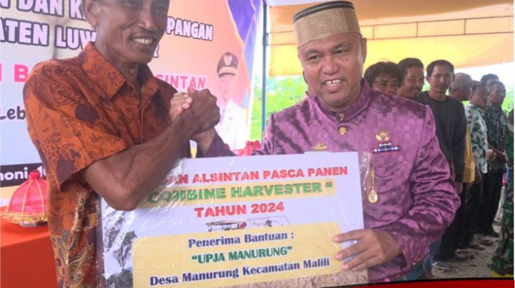 Bupati Luwu Timur Serahkan Bantuan Alsintan Tahun 2024