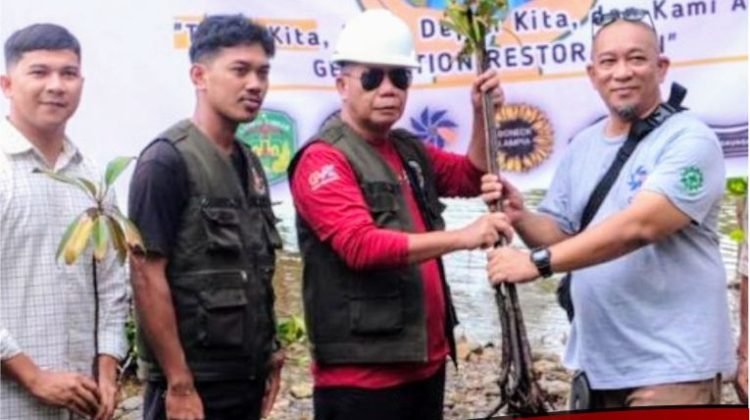 Hari Lingkungan Hidup, PT.CLM Tanam 5000 Pohon Mangrove
