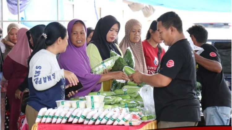 Dinas Pertanian Gelar GPM di Pasar Sentral Malili