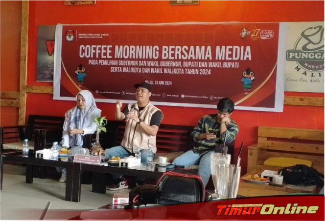 
					KPU Lutim Coffee Morning Dengan Awak Media