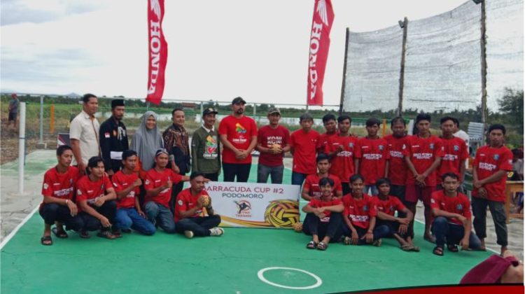 Wabup Akbar Buka Turnamen Sepak Takraw Baracuda Cup II di Podomoro