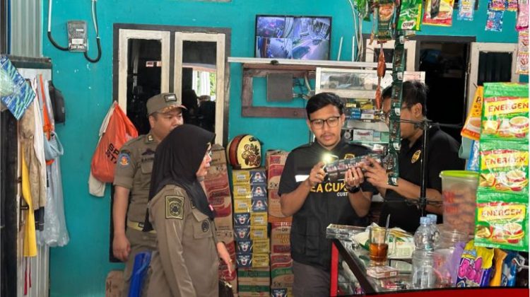 Berantas Rokok Illegal, Bea Cukai Gandeng Pemkab Lutim Gelar Operasi Gempur