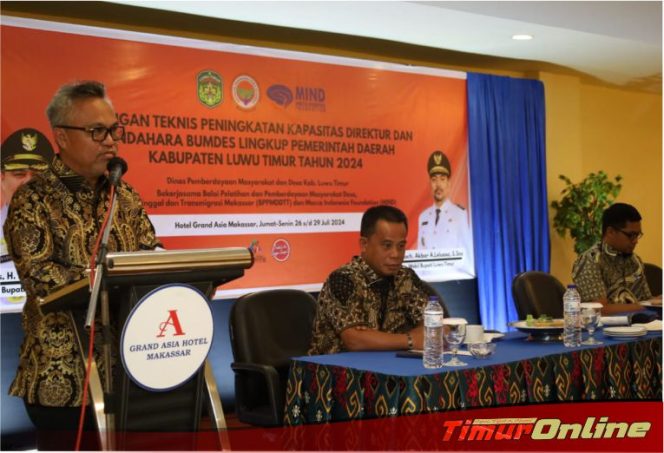 
					Pemkab Lutim Gelar Bimtek Peningkatan Kapasitas Direktur BUMDes