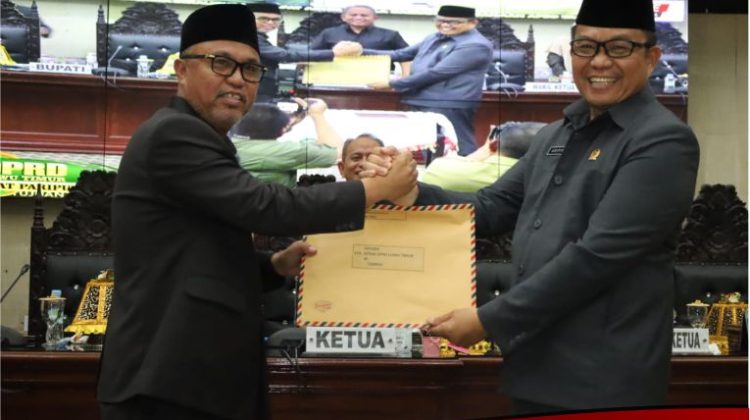 Ini Pendapat Akhir Bupati Lutim Terhadap Ranperda APBD 2023