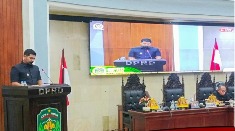 Wabup Lutim Jawab Pandangan Umum Fraksi Terkait Ranperda Pertanggungjawaban APBD 2023