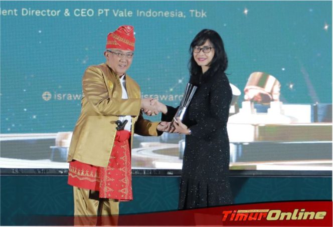 
					CEO PT Vale Raih Penghargaan ISRA Award 2024 atas Kepemimpinan Berkelanjutan