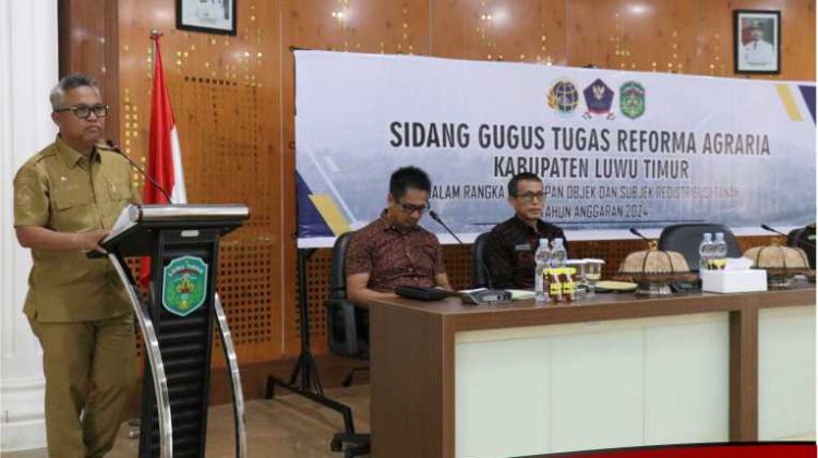 Bupati Budiman Buka Sidang GTRA Terkait Penetapan Subjek Reforma Agraria