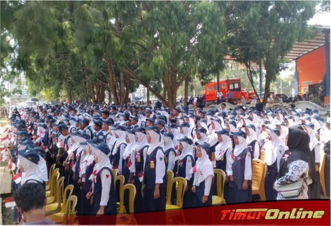 
					1000 Siswa SMP se-Kecamatan Malili Semarakkan Uacara HUT RI ke-79