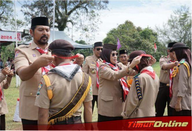 
					Wabup Lutim Jadi Irup Pada Apel Besar Gerakan Pramuka Ke-63 Tahun