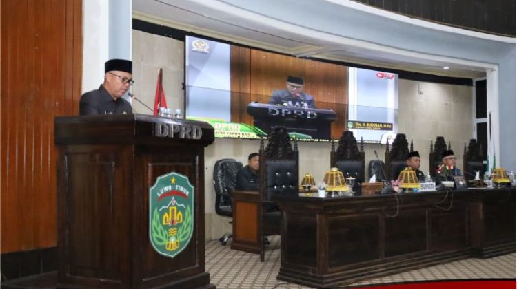 Bupati Sampaikan Pendapat Akhir atas Ranperda Perubahan APBD