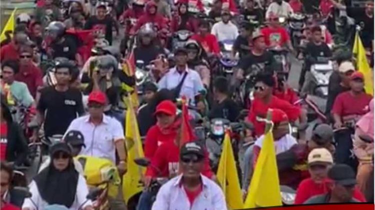 Semakin Tak Terbendung, Pendukung Budiman – Akbar di Kalaena Serukan Kemenangan