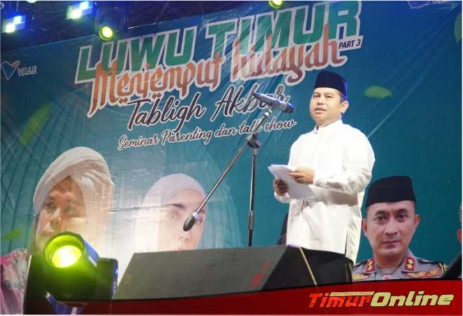 
					Jayadi Nas Buka Acara Tabligh Akbar “Luwu Timur Menjemput Hidayah”