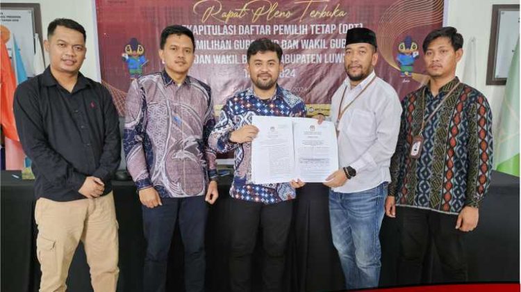 222.020 Jumlah DPT di Pilkada Bupati dan Wakil Bupati Lutim