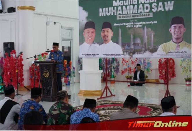 
					Maulid Nabi Muhammad, Bupati Lutim : Ini Kesempatan Teladani Akhlak Rasulullah