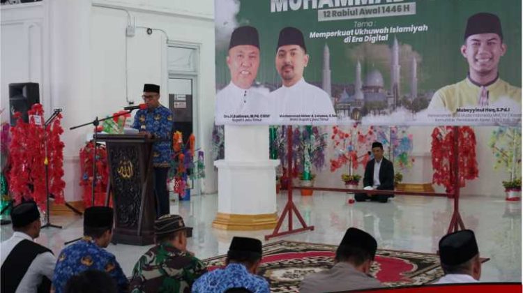 Maulid Nabi Muhammad, Bupati Lutim : Ini Kesempatan Teladani Akhlak Rasulullah
