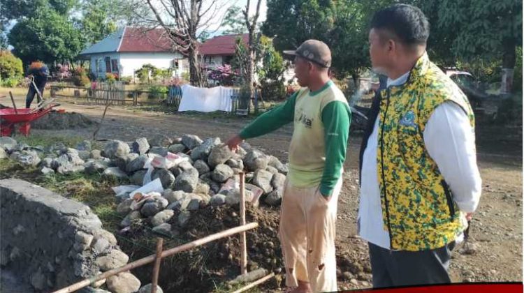 Aripin Tinjau Proyek di Desa Libukan Mandiri : Kualitas Harus Bagus