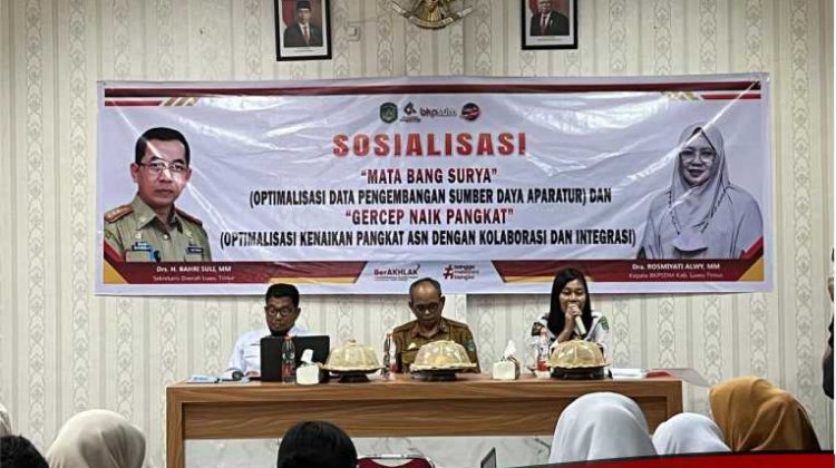 BKPSDM Luwu Timur Gelar Sosialisasi Mata Bang Surya