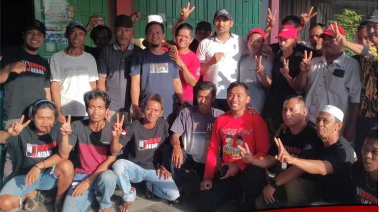 Pemuda Desa Bangun Jaya Komitmen Menangkan Budiman – Akbar, Target 70 Persen