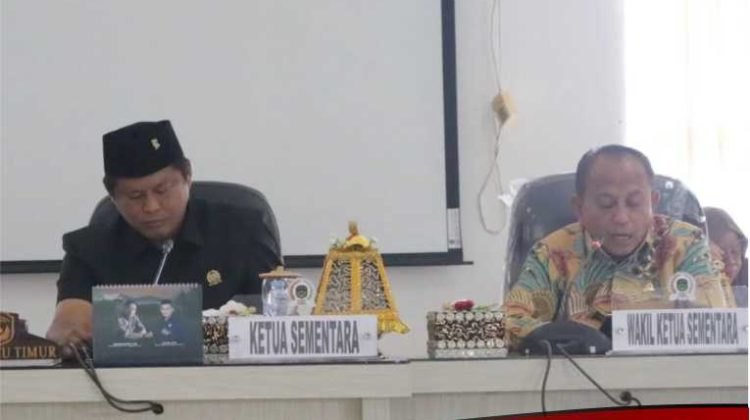 DPRD Lutim Gelar Rapat Paripurna Pengumuman Pimpinan Definitif Masa Jabatan 2024-2029