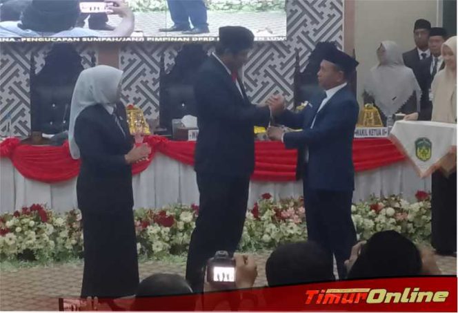 
					Pimpinan DPRD Lutim Resmi Dilantik, Segini Total Suaranya di Pemilu