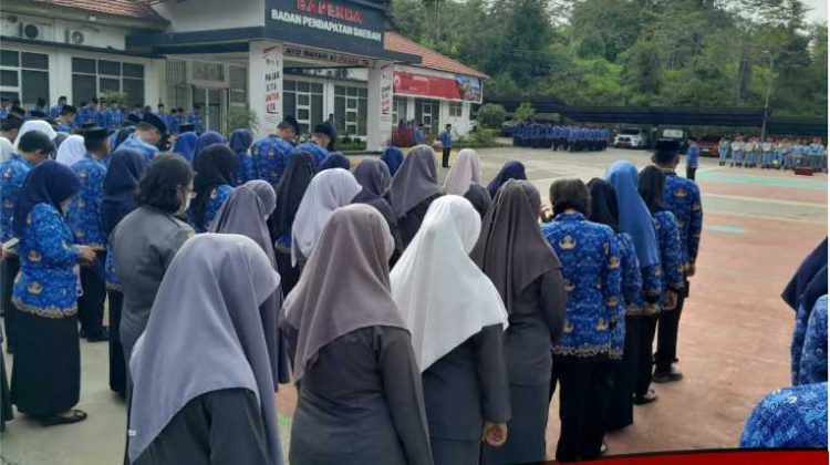 Sekda Lutim Pimpin Upacara HKN, Tekankan Efektivitas Pelaksanaan APBD 2024