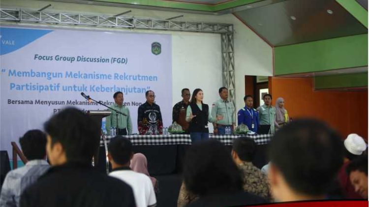 Komitmen PT Vale dalam Rekrutmen Inklusif: Sinergi Pemerintah, Perusahaan, dan Masyarakat untuk Transparansi dan Keadilan