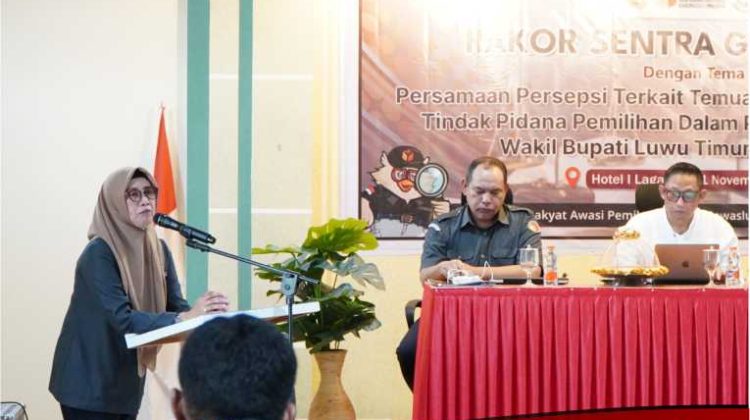 Bawaslu Luwu Timur Gelar Rakor Sentra Gakkumdu, Bahas Langkah Strategis Penanganan Pelanggaran Dugaan Tindak Pidana Pemilihan