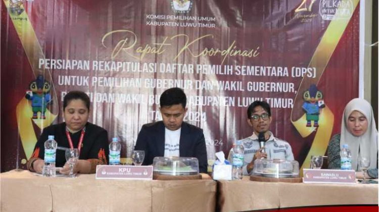 Ketua Bawaslu Luwu Timur Ajak KPU Bersinergi Wujudkan Daftar Pemilih Berkualitas