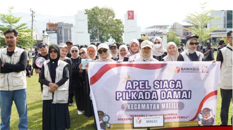 Apel Siaga Bawaslu Luwu Timur Tegaskan Komitmen Mengawal Pilkada Berintegritas