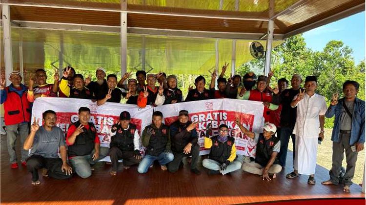 Beri Ojek Gratis untuk Masyarakat, Komunitas Ojek Sahabat Kebaikan Doakan Budiman-Akbar ‘Oppo’