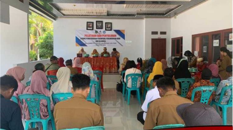 Gandeng Dinsos P3A Lutim, Desa Sumber Makmur Gelar Pelatihan dan Penyuluhan