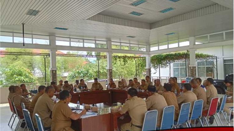 DPKP Lutim Gelar Rapat Evaluasi Musim Tanam dan Persiapan Tanam 2024