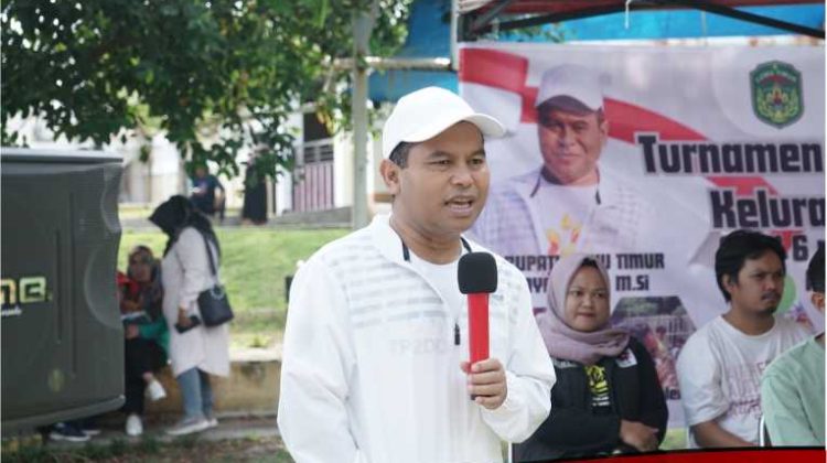 Jayadi Nas Buka Turnamen Kepemudaan Antar Kelurahan Malili