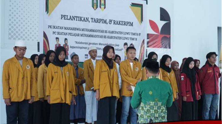 Pjs Bupati Lutim Resmikan Pelantikan PK IPMM dan PC Ikatan Pelajar Muhammadiyah