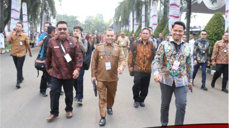 Dibuka Presiden Prabowo, Pjs Bupati Lutim Hadiri Rakornas di Sentul Jabar