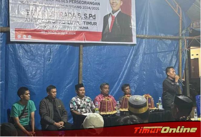 
					Erick Strada Reses di Timampu Terima Berbagai Aspirasi