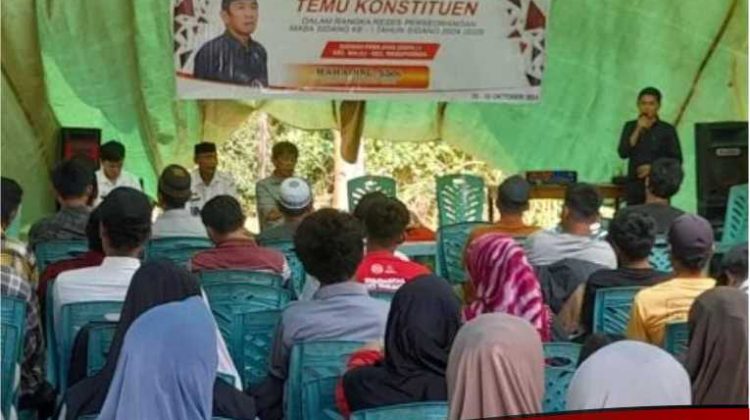 Mahading Pilih Desa Kawata Sebagai tempat Reses Perdana